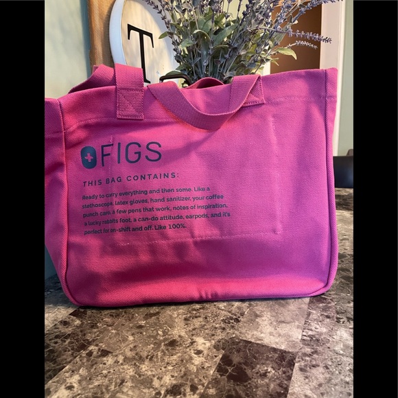 Figs Bags Figs Large Pink Tote Nwt Poshmark
